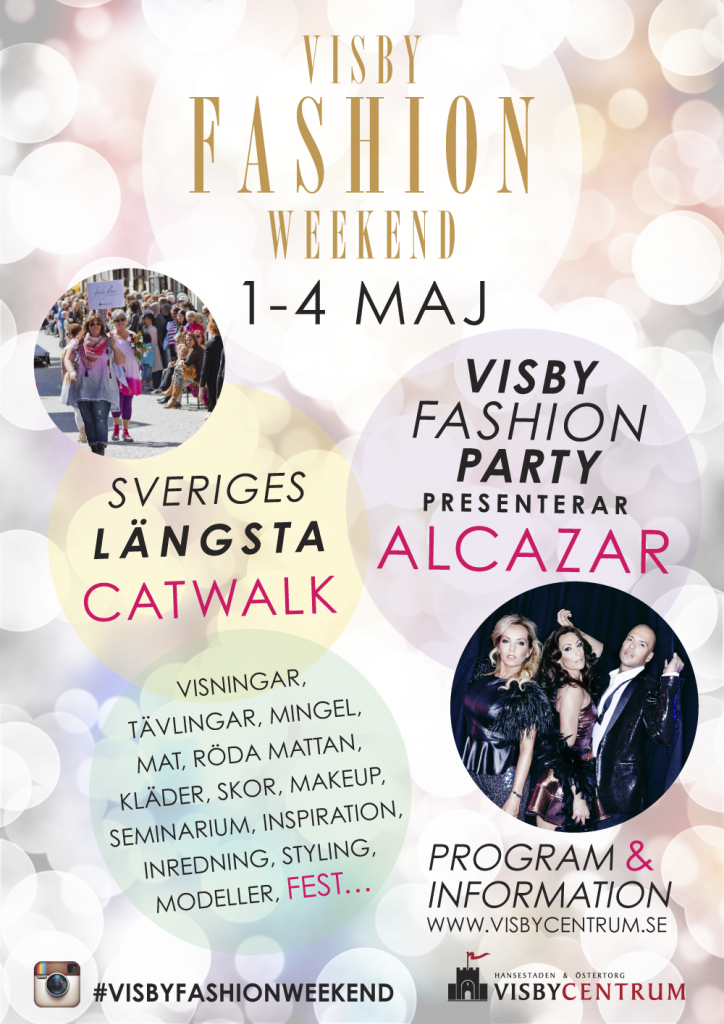 Affisch Visby Fashion Weekend 2014
