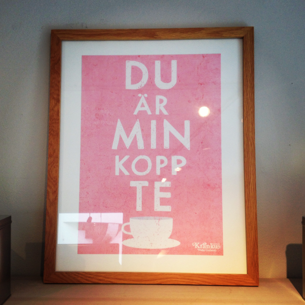 Du är min kopp te (bubbelgum)