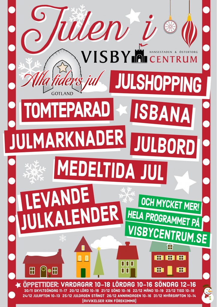 Julen i Visby Centrum