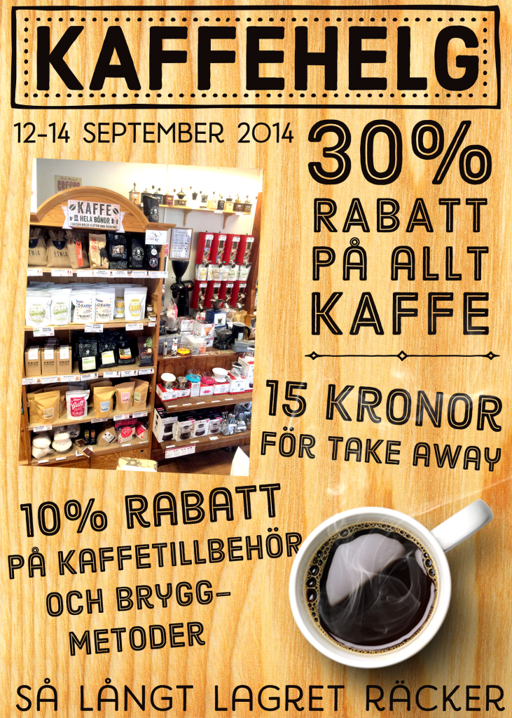 Kaffehelg sept 2014 affisch WEB