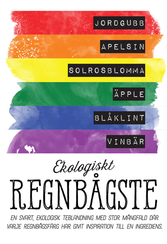 Ekologiskt Regnbågste etikett 