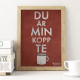 Du är min kopp te (röd)
