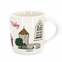 Mugg med Visbyhus
