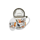 Kattmugg med tesil - lata katter