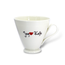 Jag hjärta Kaffi (keramikmugg)