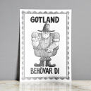 Gotland beh&ouml;var di (affisch)
