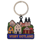 Nyckelring Visby skyline