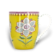 Pip studios mugg - Lily & Lotus (gul)