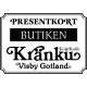 Presentkort (för Kränkus butik i Visby)
