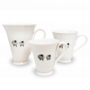Gotländsk keramikmugg (två lamm)