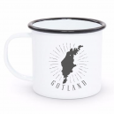 Emaljmugg Gotland (3 dl)