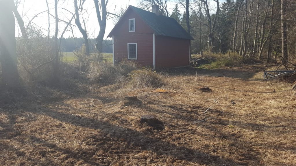 Plats för växthus